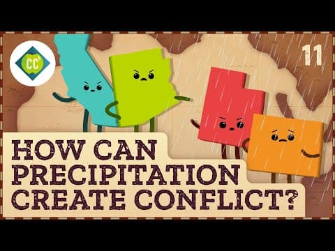 How Can Rain Create Conflict? Precipitation and Water Use: Crash Course Geography #11 thumbnail