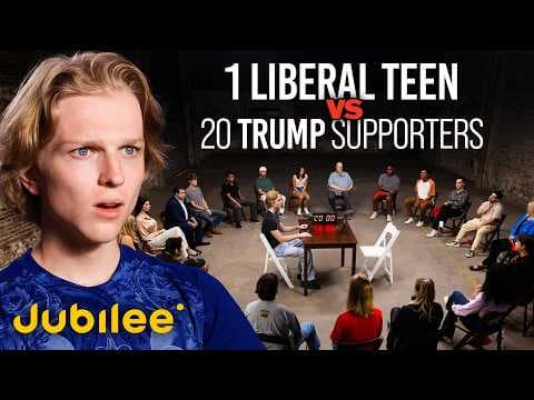 1 Liberal Teen vs. 20 Trump Supporters (Feat Dean Withers) | Surrounded thumbnail