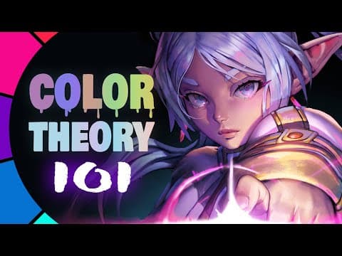 🎨 BASIC COLOR THEORY | YouTube Art School thumbnail
