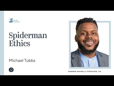 Michael Tubbs | Spiderman Ethics thumbnail