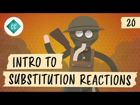 Intro to Substitution Reactions: Crash Course Organic Chemistry #20 thumbnail