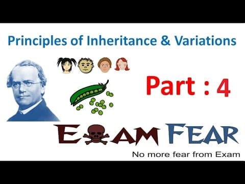 Biology Inheritance Principle part 4 (Mendel's Pea Plant) class 12 XII thumbnail