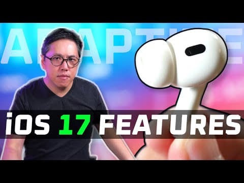 Mic has changed... 😲 iOS 17 AirPods Pro 2 Features Review thumbnail