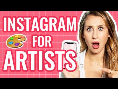 Instagram For ARTISTS – Instagram Art Account Tips thumbnail