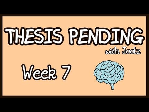 Thesis Pending #7: Student Mental Health (#MentalHealthAwarenessWeek) thumbnail