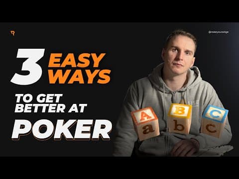 3 Easy Tips To SUCCEED In Poker!! thumbnail
