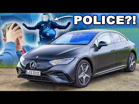 My Mercedes EQE review... triggers German police! thumbnail