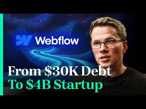 How Webflow Became a $4B Startup thumbnail