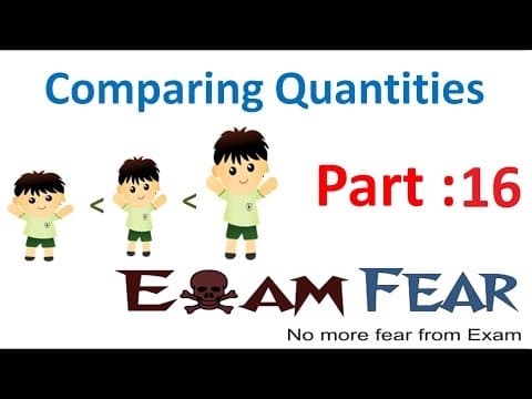 Maths Comparing Quantities part 16 (Borrowing Money) CBSE Class 7  Mathematics VII thumbnail