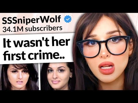 YouTube's biggest react creator loses it, commits crime on livestream (SSSniperWolf) thumbnail