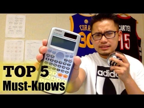 Top 5 reasons of getting the Casio fx-115ES PLUS (perfect for EIT, FE exams, back to shool) thumbnail