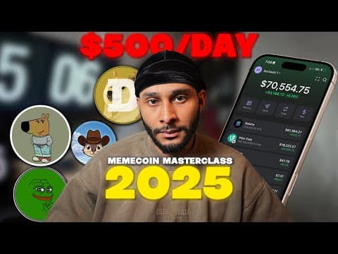 Meme Coin Mastery: Learn to Trade Like a Pro in the 2025 Crypto Boom thumbnail