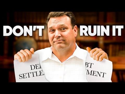 3 Ways to RUIN Your Debt Settlement thumbnail