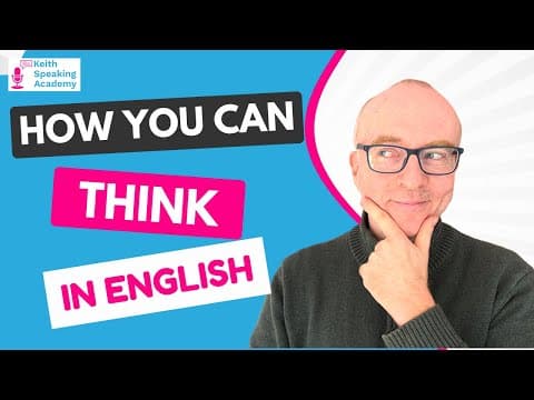 How to really THINK in English! thumbnail