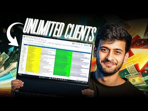 How to Get Unlimited Clients (Free Lead Generation + Email Outreach Method) thumbnail