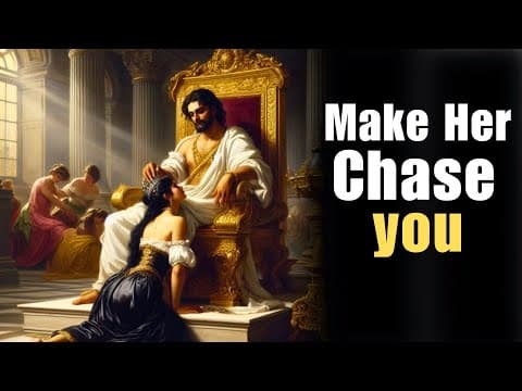 How To Make Any Woman Instantly CHASE YOU (Even If She Isn't Interested) - Stoicism thumbnail