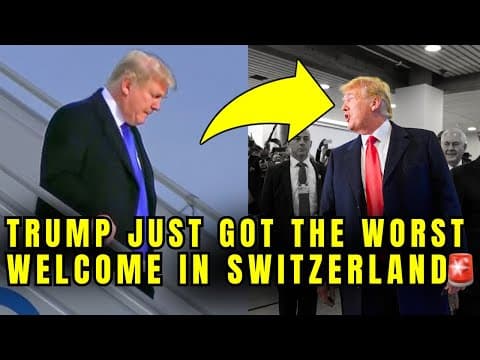 🚨Trump Just Landed In Switzerland-GETS BRUTAL SURPRISE thumbnail