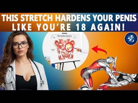 Urologist: “The Hidden Muscle.” Stretch It Like THIS for 1 Minute for Steel-Hard Erections thumbnail