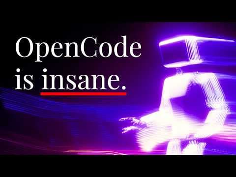 8 Insane OpenCode Use Cases! (just copy me) thumbnail