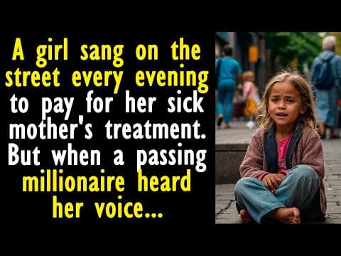 A girl sang on the street every evening to pay for her mother's. But when a passing millionaire thumbnail