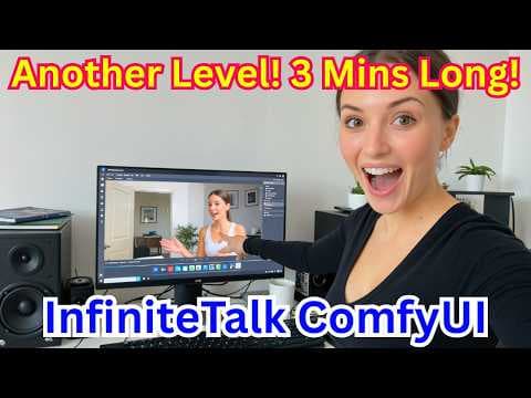 InfiniteTalk in ComfyUI Tutorial – The Next Level of AI Talking Avatar! thumbnail