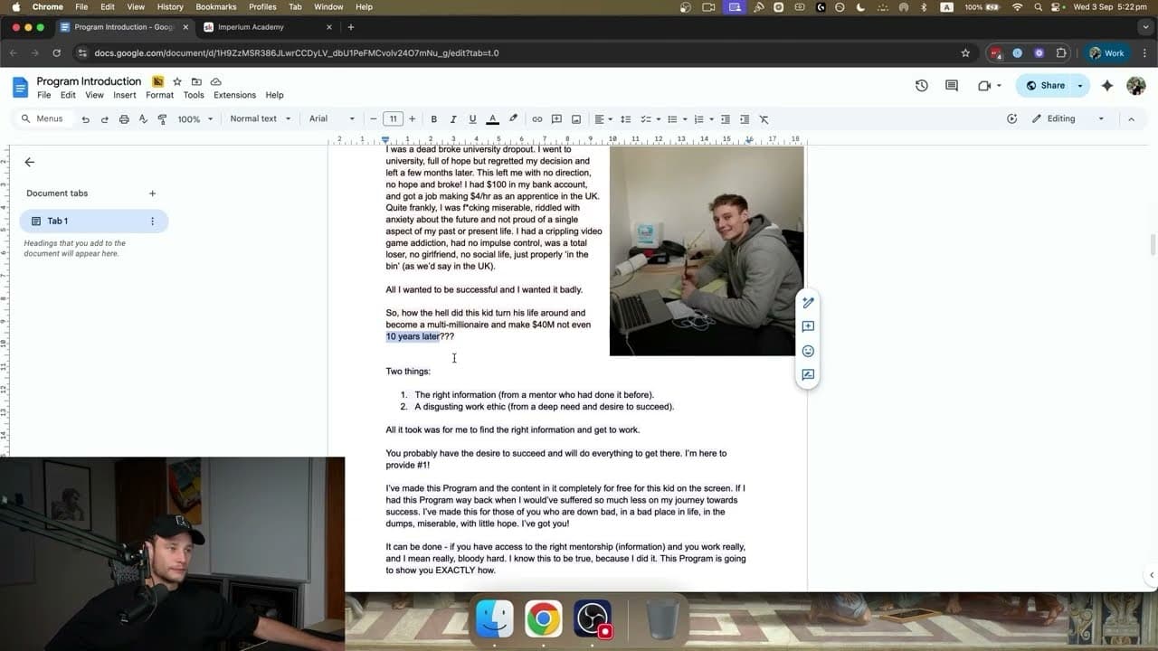 YouTube video player