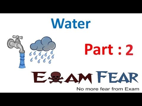 Biology Water Part 2 (Where do we get water from) Class 6 VI thumbnail
