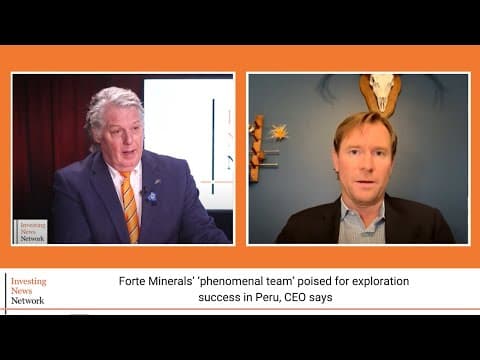 Forte Minerals’ ‘phenomenal team’ poised for exploration success in Peru, CEO says thumbnail