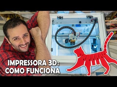 Como funciona a impressora 3D #ManualMaker Aula 14, Vídeo 1 thumbnail