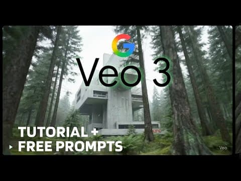 Google VEO 3 Tutorial: AI Video Generation for Architecture, Landscape & Design thumbnail