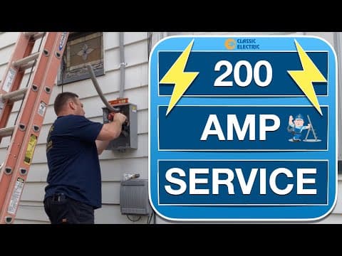 Upgrading Electrical Service to 200 amps | Rahway, NJ #200AMP #ElectricServiceUpgrade #Grounding thumbnail