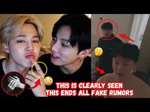 🔥 Jungkook Kissed Jimin? 😳 Their Reactions Can’t Be Hidden Anymore thumbnail