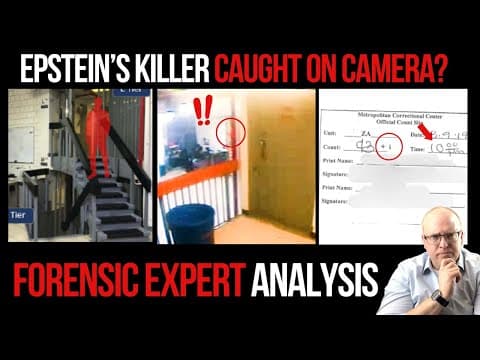 Epstein's Killer Caught on Camera? Forensic Expert Analysis thumbnail