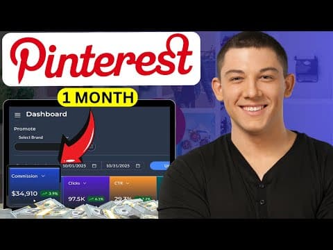 How I Made $34,910 In 1 Month With Pinterest Affiliate Marketing (Step By Step) thumbnail