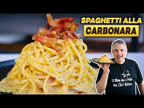 How to Make Next Level SPAGHETTI alla CARBONARA thumbnail