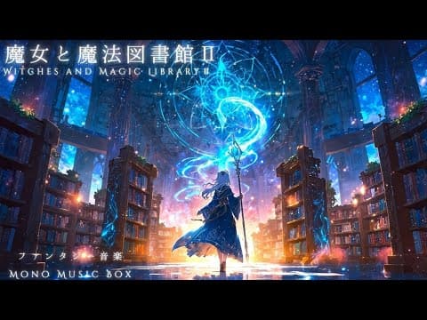 【ファンタジー音楽/Fantasy Music】魔女と魔法図書館Ⅱ【作業用/勉強用/睡眠用】 thumbnail