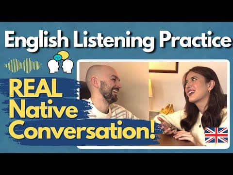 English Listening Practice #1 -  Real Native Conversation (B2-C1) thumbnail
