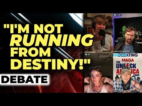 "Destiny's View Are DEPLORABLE!" Dean Withers Jumps Into Destiny's Debate Panel thumbnail