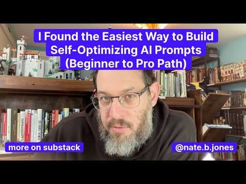 I Found the Easiest Way to Build Self-Optimizing AI Prompts (Beginner to Pro Path) thumbnail