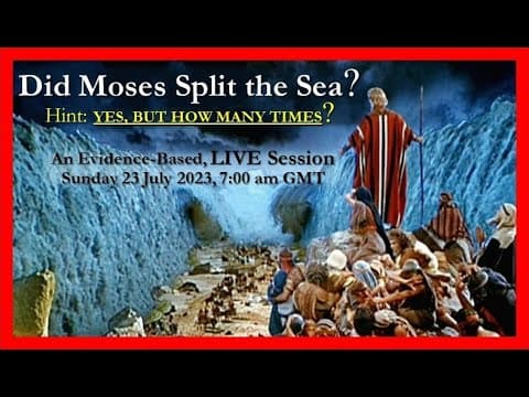 YT158 Did Moses Split the Sea? How Many Times? Why we Should Distinguish Between Messengers? thumbnail