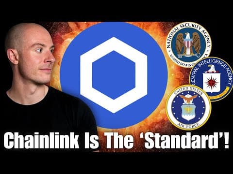 CIA, NSA, USA Airforce Funded Report Calls Chainlink 'The Standard' In A New Financial System... thumbnail