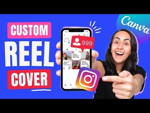 How to Make an Instagram REEL COVER in Canva thumbnail