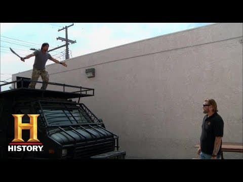 Pawn Stars: Apocalypse Survival Vehicle is ZOMBIE PROOF and READY TO ROLL (Season 10) | History thumbnail
