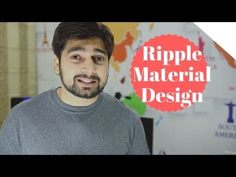 Ripple Effect with CSS - Material Design thumbnail