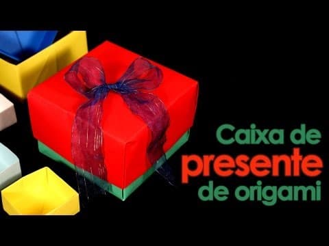 Caixa de presente de ORIGAMI (DOBRADURA FĆCIL) thumbnail