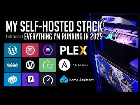 What I Actually Run in My Homelab – 2025 Self-Hosted Stack thumbnail