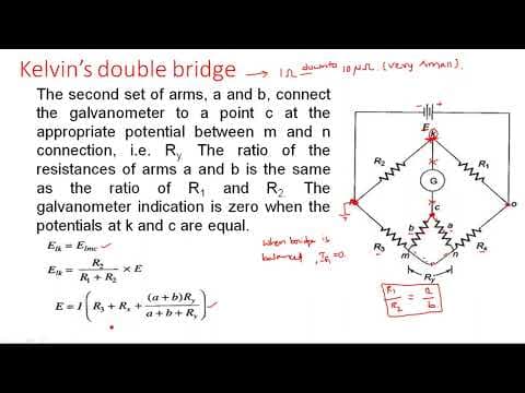 Kelvin double bridge || Electrical Instruments ( EIM ) | Lec - 42 thumbnail