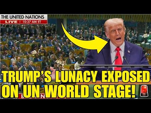 🚨Trump HUMILIATES The U.S. In His UN Speech! thumbnail