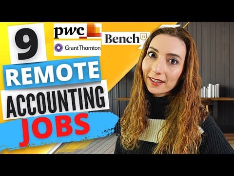 9 Best remote accounting jobs online -  work from home USA, UK, International thumbnail