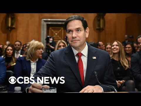 Marco Rubio's Senate confirmation hearing for secretary of state | full video thumbnail
